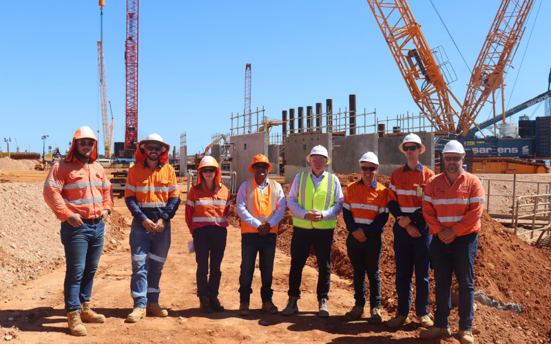Port Hedland champions honoured in crane competition