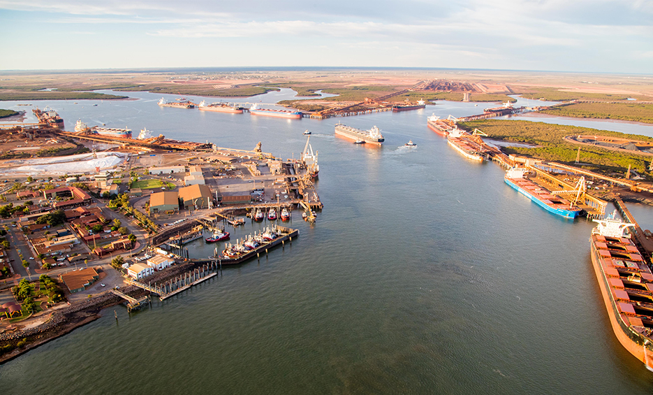 port hedland shipping